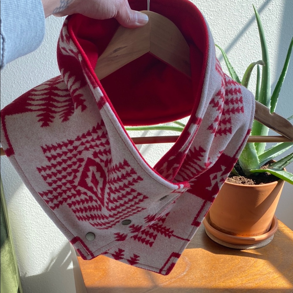 Pendleton design buckaroo cowl - handmade in Montana